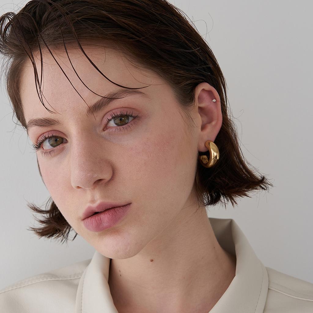 Still Instant Flection & Connection - Earring 05 (Gold)