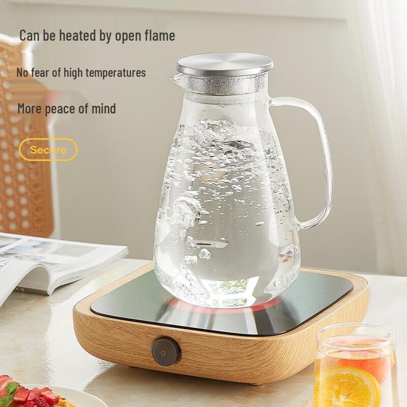 

RELEA 1.8L High-Temperature Glass Water Pitcher with Handle