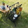 Foldable Outdoor Camping Shelf and Drying Rack
