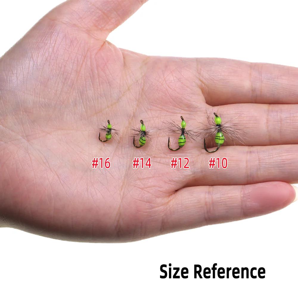 10 Stück Bienen Fliegenköder - Lebensecht Schwimmend Für Forellen