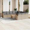 VidaXL Garden Lounge Set with Cushions 12 Pcs, Patio Sofas, Patio Furniture Set, Outdoor Furniture, 3226437