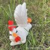 Lying Rooster Resin Sculpture - Creative Desktop Ornament 