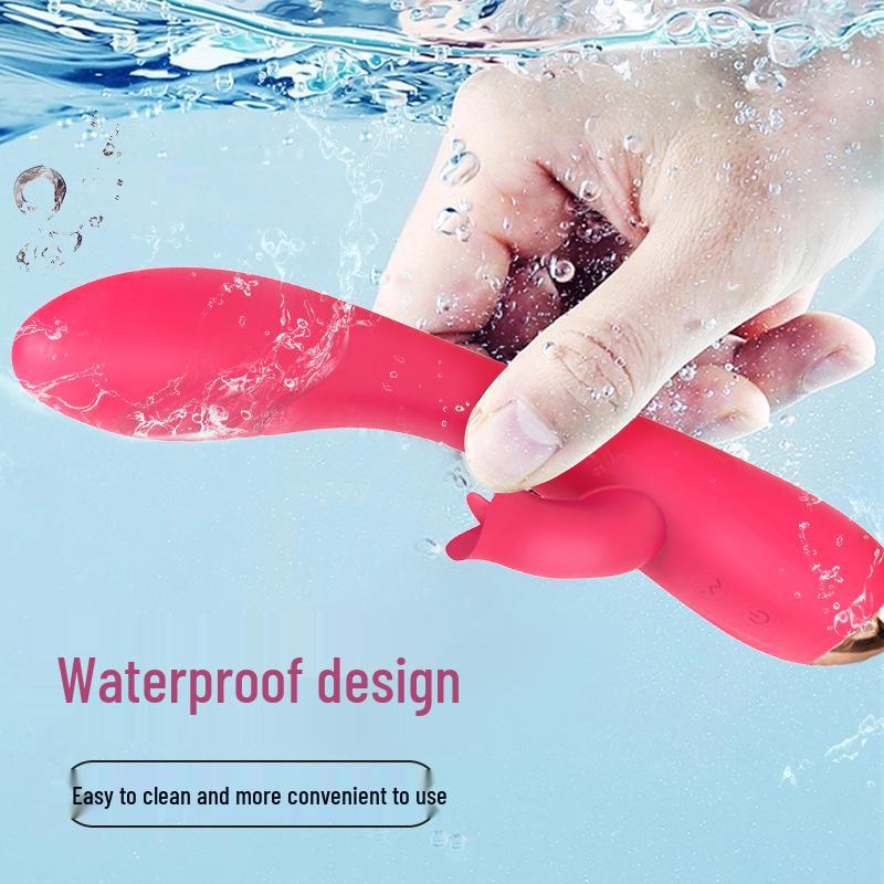 Dòuyùqíngqù Women's Tongue-Licking Vibrator & Dual Vibration Massage Stick