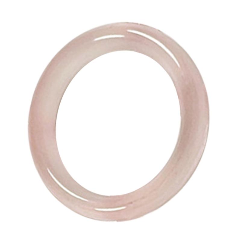 Retro Transparent Colourful Acrylic Resin Round Rings Minimalist Geometric Rings For Girls Colorful Marble Pattern Jewelry Gifts