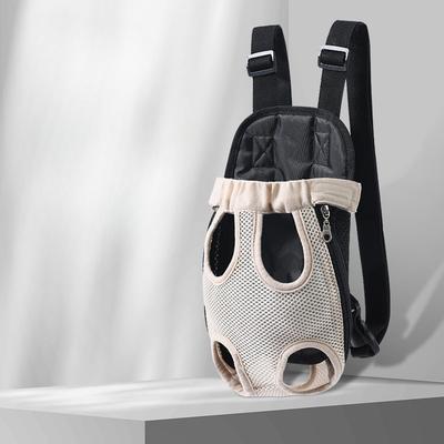 Dog Breathable Outdoor Backpack for Pets - Dual Shoulder and Chest Bag for Pets - Pet Travel Dual Shoulder Backpack - Four-legged Backpack