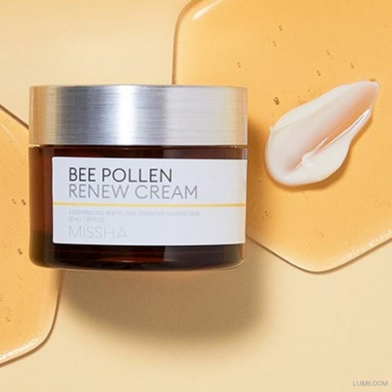 MISSHA Bee Pollen Renew Special 3-Piece Set (Ampouler 40ml + Cream 50ml +Mist Ampoule 30ml)