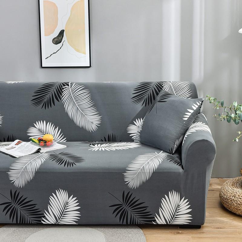 Geometric Sofa Covers For Living Room Modern Elastic Sofa Cover Corner Sofa Slipcovers Armchair Couch Cover 1/2/3/4-Seat 1Pc