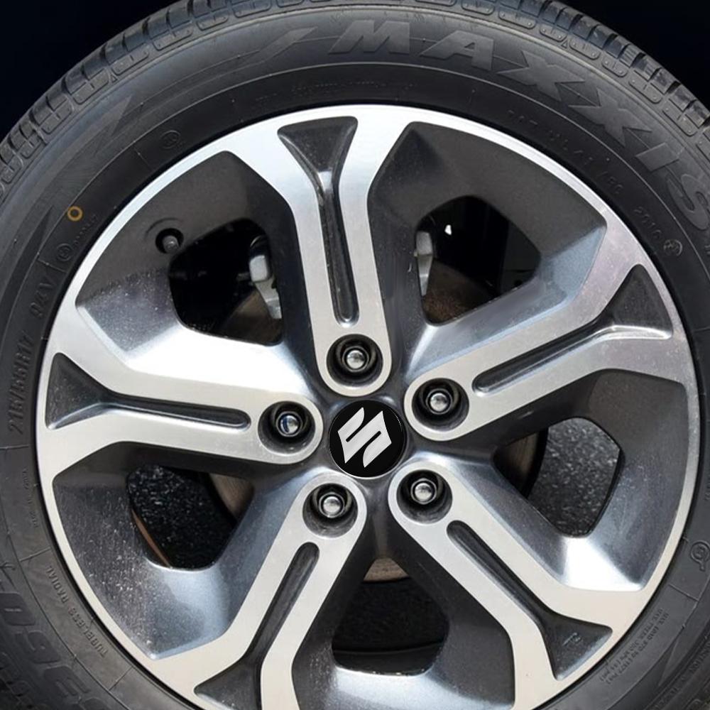 SCCF4 4pc 54mm 58mm For Suzuki Original Car Wheel Hub Center Cap Emblem Accessory For Suzuki SX4 SWIFT Alto Liane Vitara Jimny S-Cross