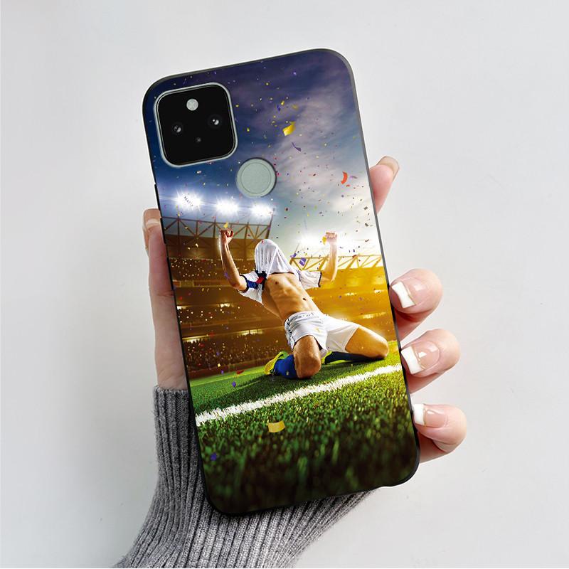 For Google Pixel 5 5A Case Cute Cat Cartoon Love Heart Silicone Soft TPU Back Cover For Pixel 5 5a Shockproof Protective Coque