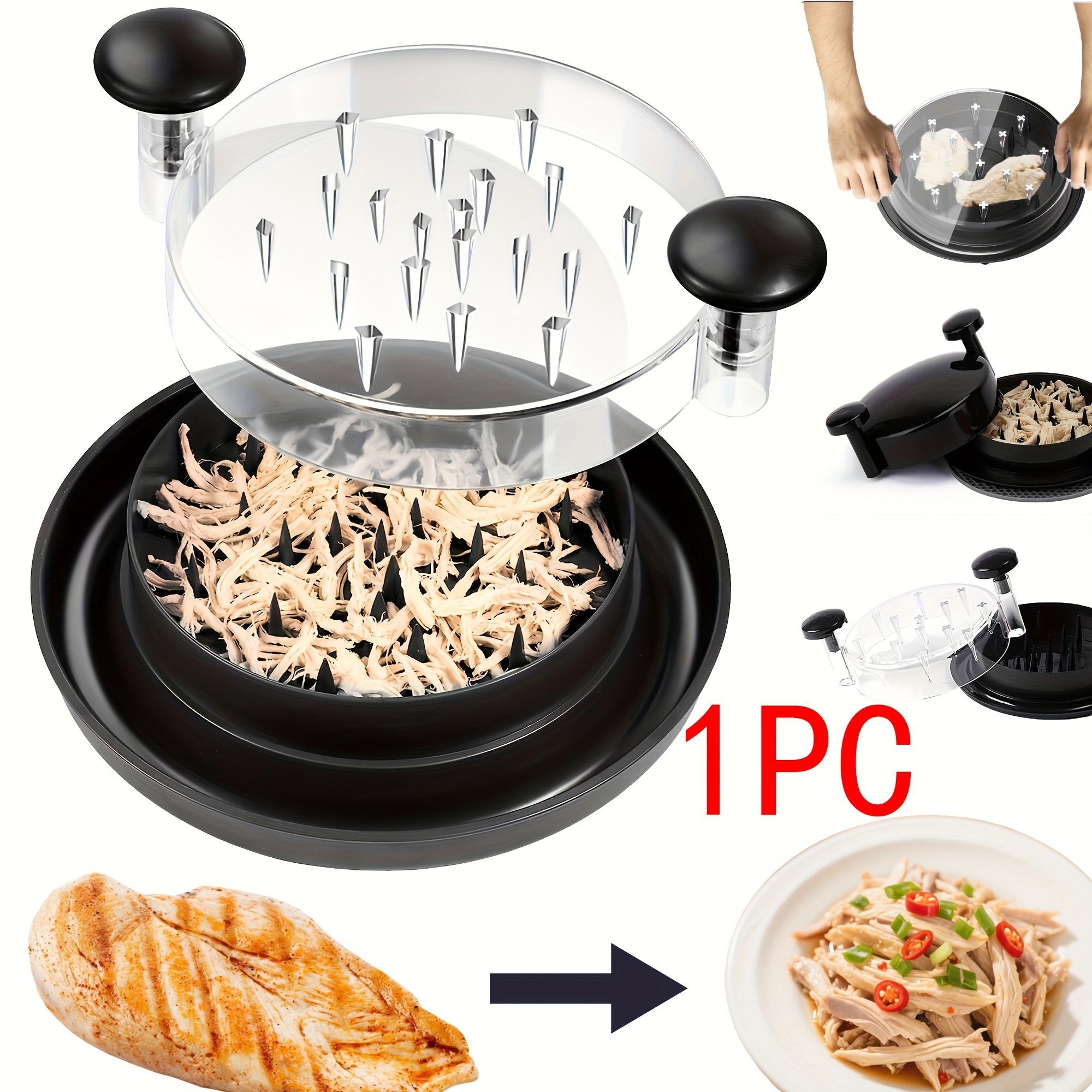 

Household Chicken Shredder Tool Manual Meat Shredding Device Multifunctional Breast Beef Pulling Separator Mincing Grinder Gadget Portable Daily Kitch чёрный