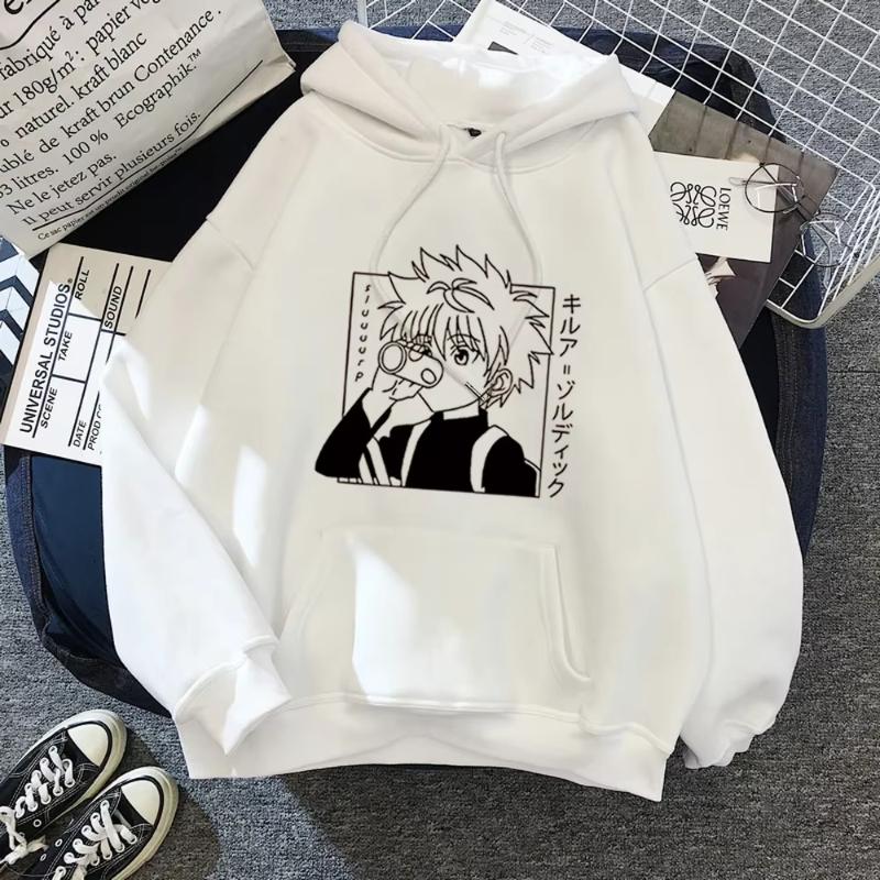 Hunter X Hunter Anime Hoodie for Men Women Kurapika Manga Sweatshirts Spring Autumn Casual HipHop Sweatshirt Harajuku Unisex