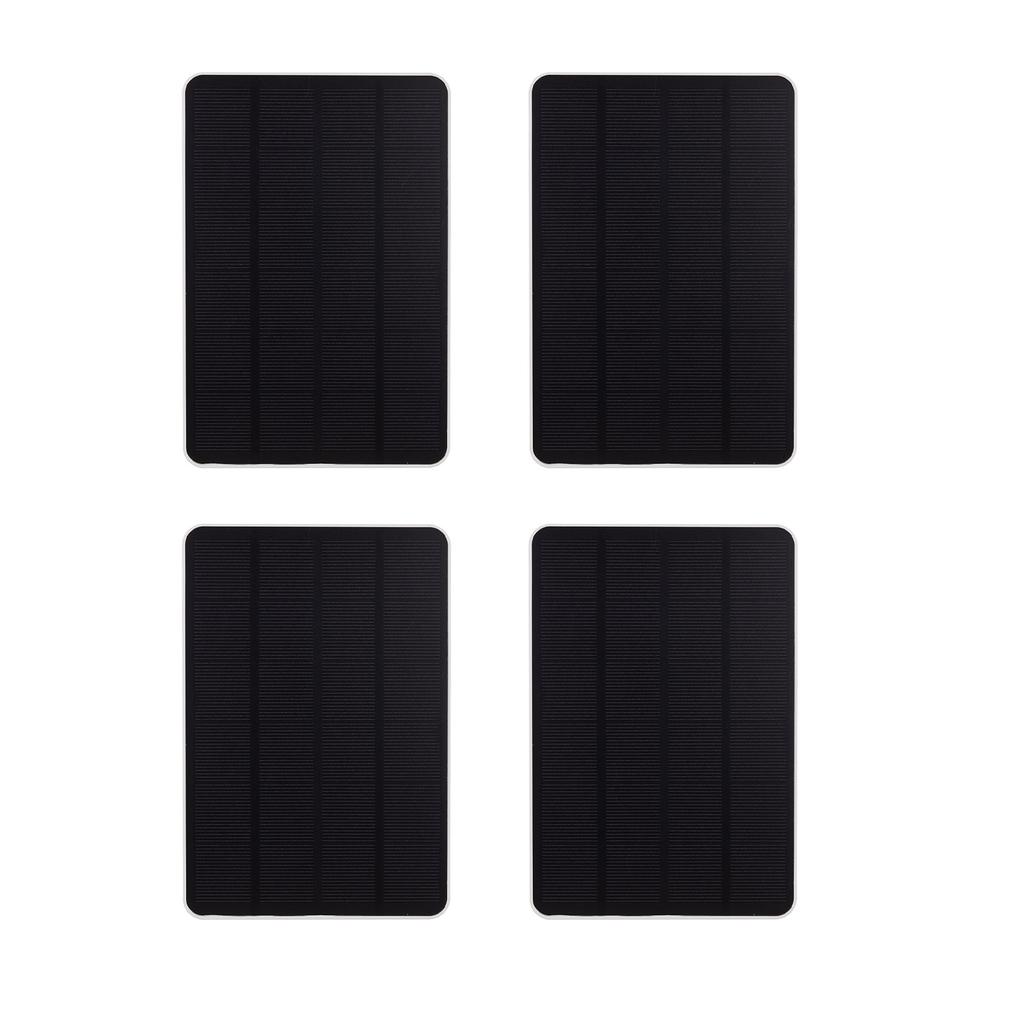 4PCS Solar Panel Charger Fits for Arlo Pro 6 6 XL, 6V 5W High Efficiency Solar Panels, IP65 Weatherproof, 9.8ft Cable,