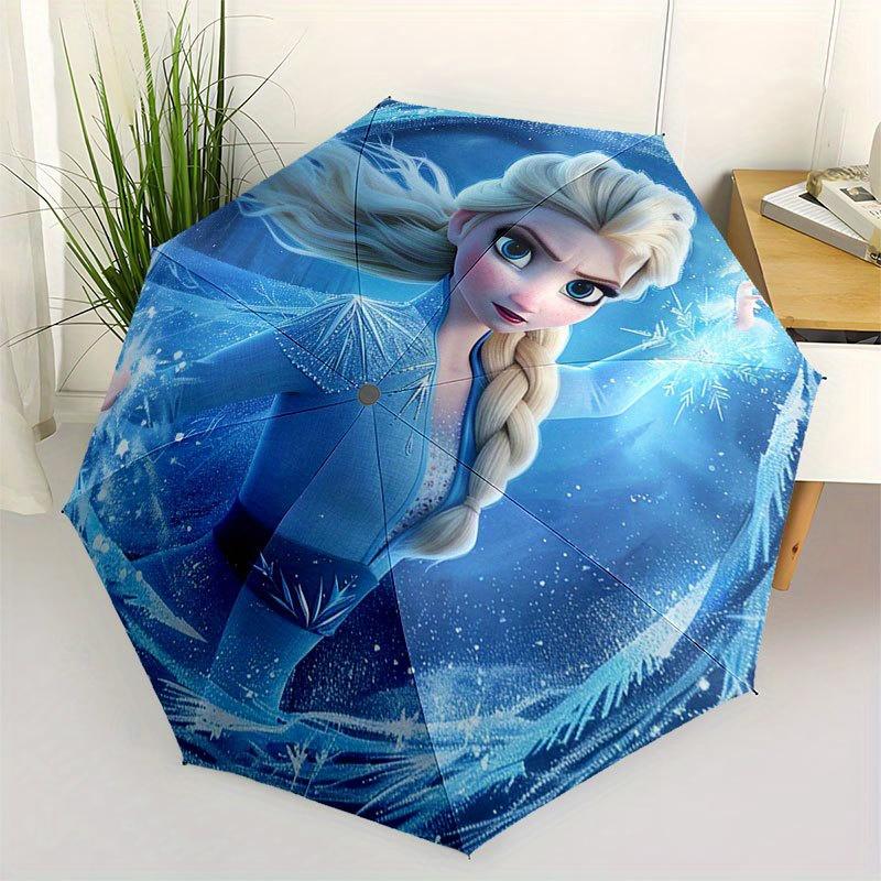 Elsa Frozen II Ice Queen Circle Sticker Decal for Kids Room Laptop MacBook Car Window Bumper Cup Mug Bottle Laptop Tablet Phone Case DecorationUmbrell