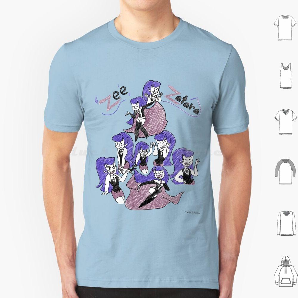 Sketchy Zee Zatara T Shirt Cotton Men Women DIY Print Zee Zatara Comics Zatana Superhero Girls Cartoon Magic Cartoons Magician