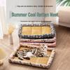 All-Season Pet Cooling Mat & House: Summer Cool Pad for Cats & Dogs