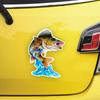 DS62#13x18cm  3D Fish Car Sticker  Creative Waterproof Car Stickers Vinyl Decal Motorcycle Decorative Accessories