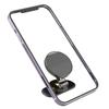 Foldable magnetic car smartphone holder for dashboard - gray