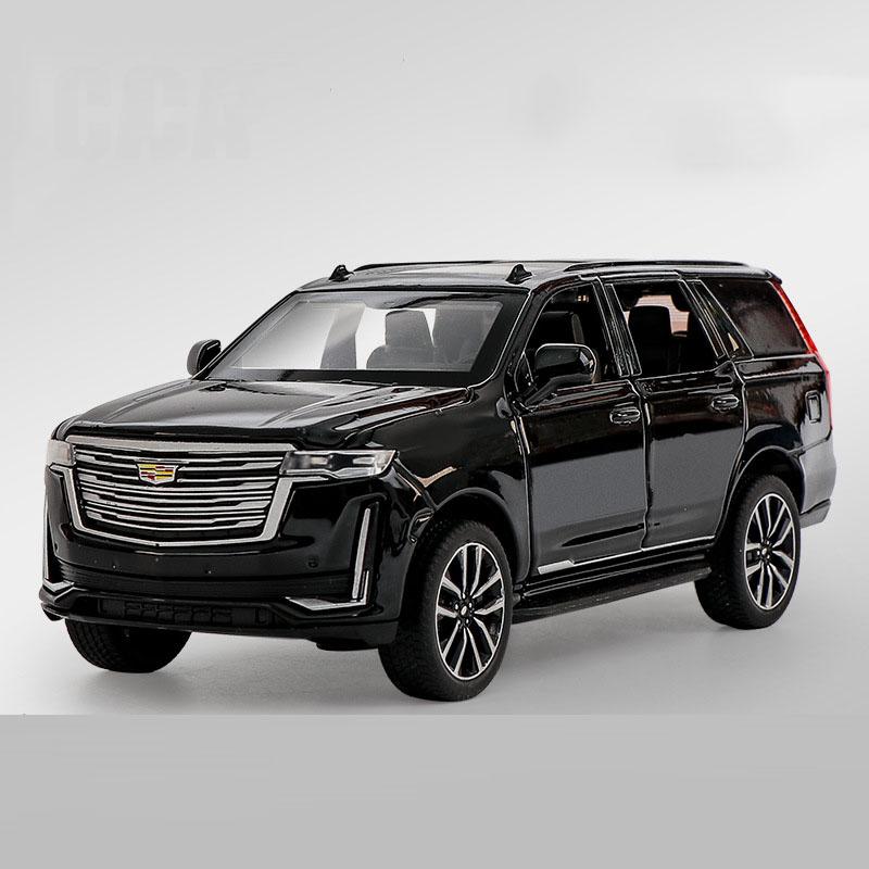 1:32 Ram Pickup Escalade Miniature Alloy Car Toy Diecast Models with Sound Light Doors Opened Pull Back Vehices Gift for Friends