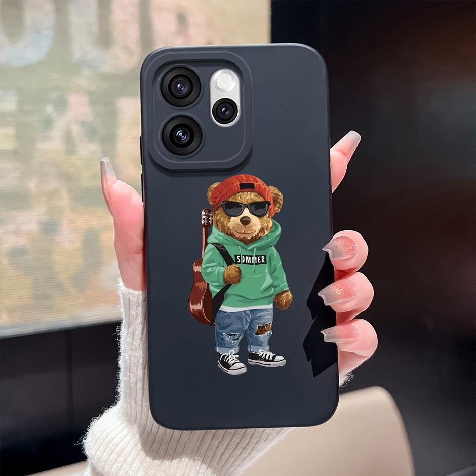 Case For Oppo Reno15 Pro Reno15F Cute Cartoon Dinosaur Silicone Protective Bumper Cover For OppoReno15 15Pro Anti Scratch Fundas