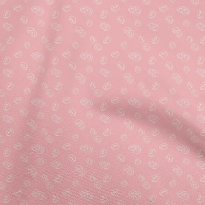 Cotton Flex Light Pink Fabric Donuts Diy Clothing Quilting Fabric Print Fabric By Yard 40 Inch
