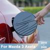 Carbon Fiber Car Fuel Tank Cap Cover For Mazda 3 Axela   ABS Oil Tank Car Cover Protection Exterior Sticker Accessories