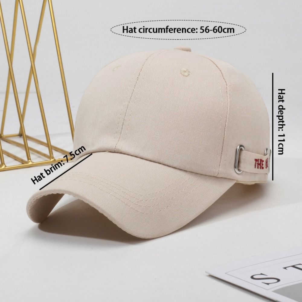 Letter Embroidery Sun Cap Soft Duck Tongue Hat New Baseball Cap  Women