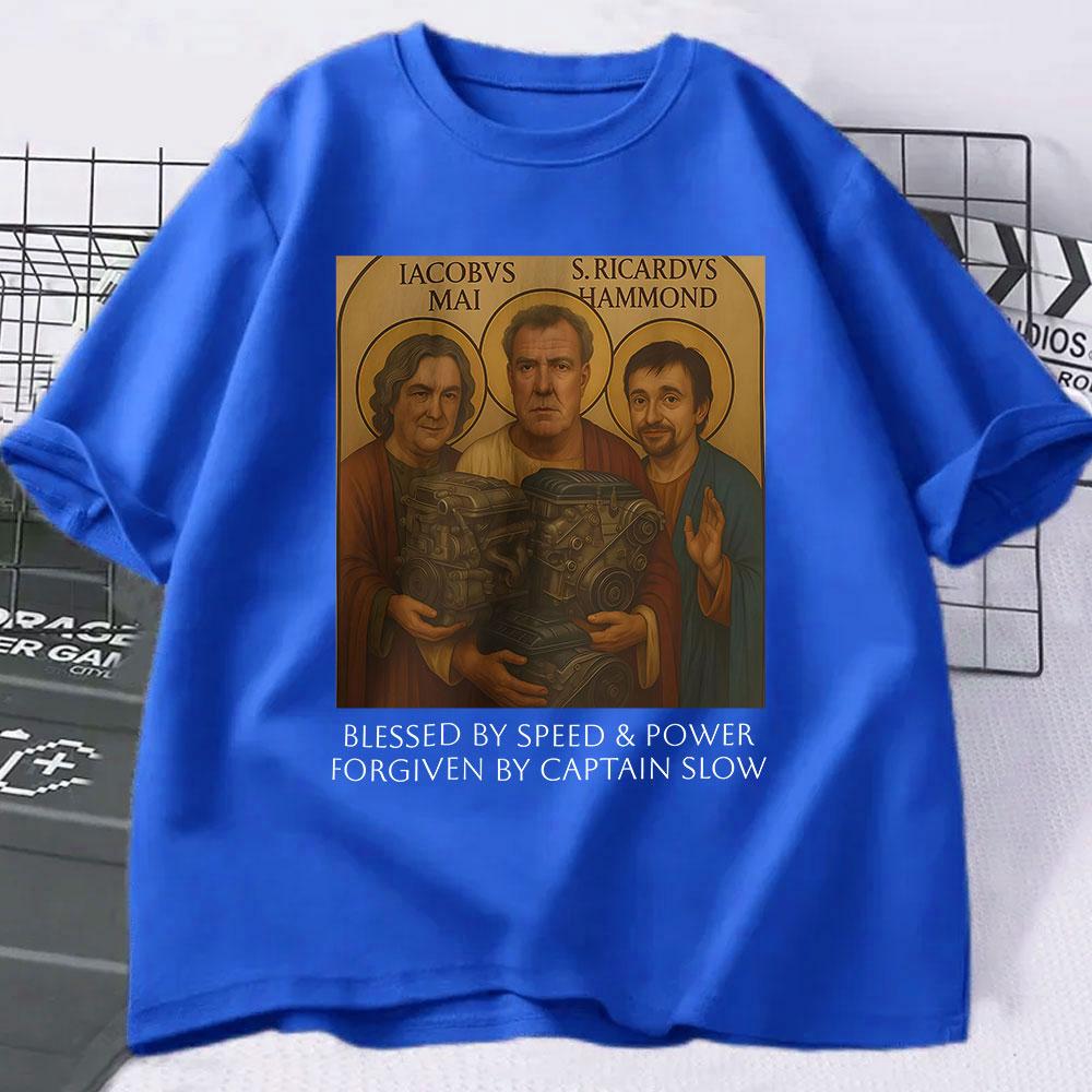 Gear Holy Trinity T-shirt Jeremy Clarkson Hammond May Tribute T Shirt The Grand Speed Power Church Funny Car Enthusiast Gift Tee