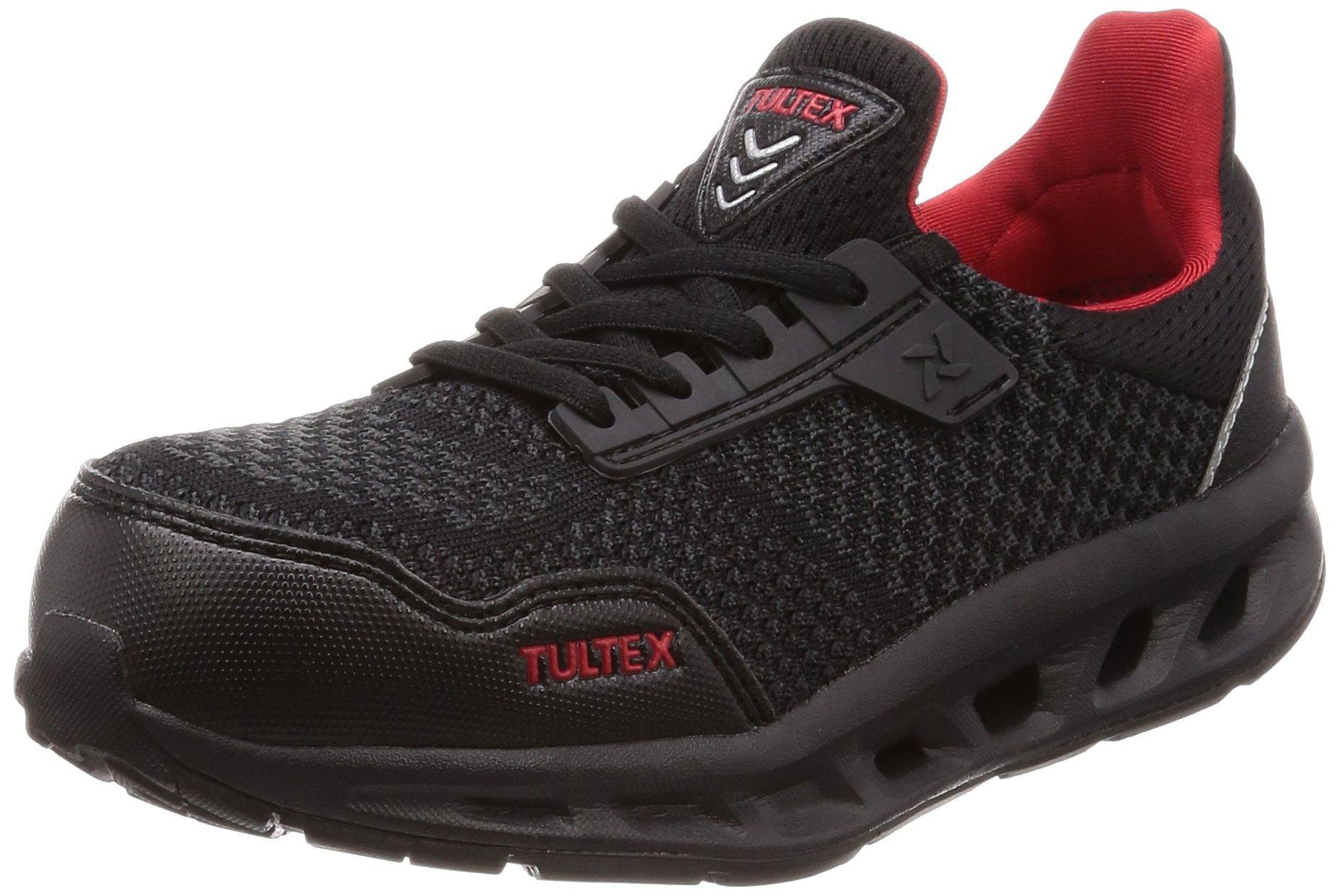 

Tartex AZ51652 Safety Shoes, Work Shoes, JSAA Class B, Resin Toe Cap, Oil Resistant, Breathable, Cushioned, Knit, 3E, Men s, Black, Size 26.5cm