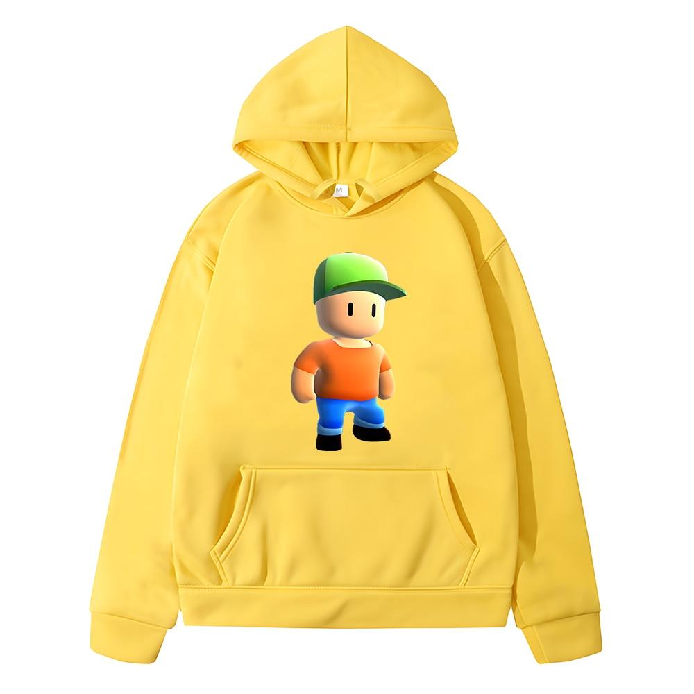 Stumble Guys Mikiny Dětské Anime Mikiny s kapucí Podzimní Mikiny Ležérní Fleecový svetr y2k sudadera chlapci dívka oblečení hoodie2023 Dětské oblečení