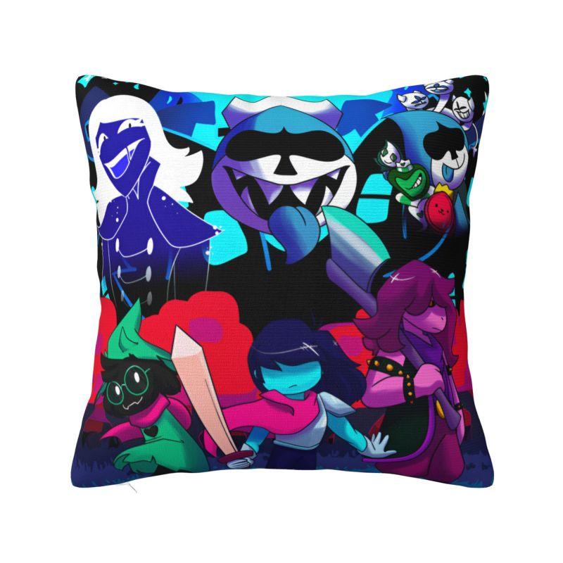 Lancer Deltarune Lovely Cushion Cover X Cm Polyester Velvet Throw Pillow Case For Sofa Living Room Decoration Pillowslip