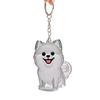 Clear Cat Hair Collection Capsule Keychain Kawaii Memorial Pet Cat Dog Hair Container Bag Charms Pendant For Pet Lovers