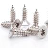 304 Stainless Steel Countersunk Anti-Theft Plum Blossom Screws, Flat Head, Self-Tapping, Sizes M3/M4/M5/M6