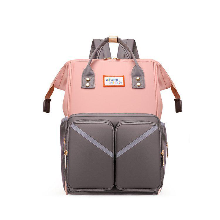 2026 Spacious Lightweight Mom & Baby Diaper Bag with Milk Storage and Double Shoulder Straps