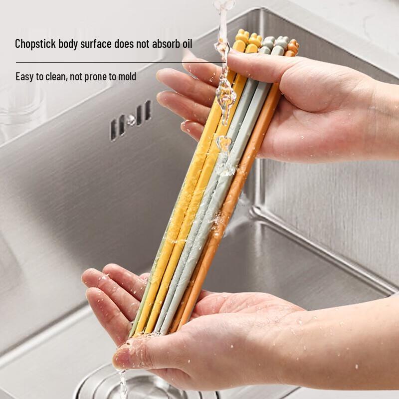 KÖBACH Lucky Rabbit Alloy Chopsticks (5 Pairs)