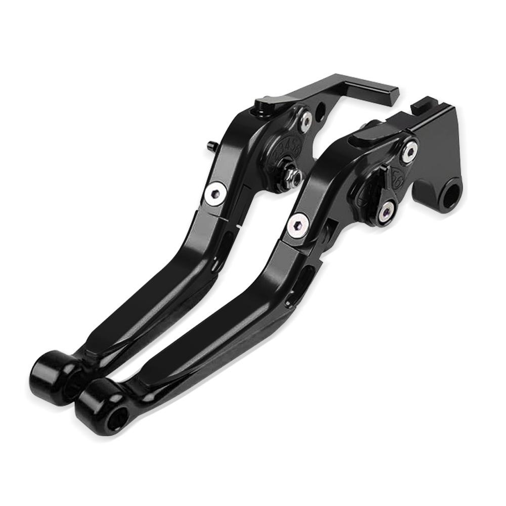 CFMOTO 250CLC Aluminum Folding Brake Clutch Levers with Anti-fall Pull Rod Grips Green Black Green