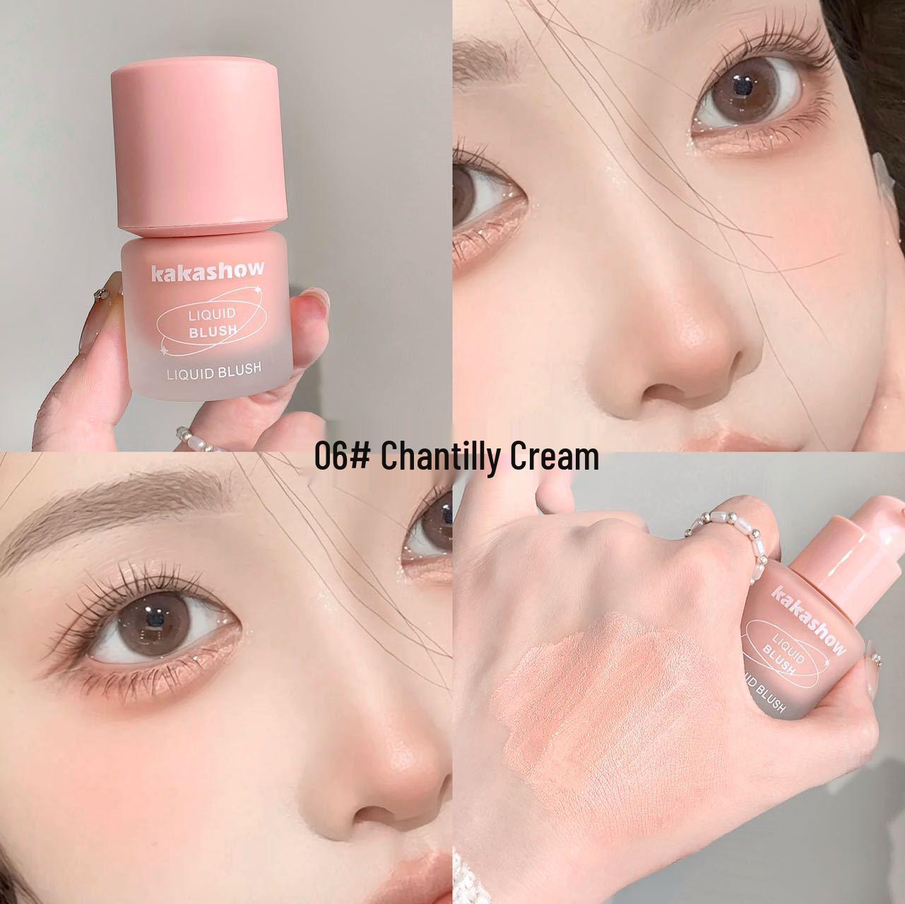 

Kakashow Korean Frozen Color Liquid Blush: Watery Glow, Natural Redness, Instant Radiance