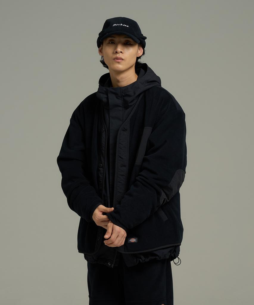 Dickies Polartec Fleece Jacket Cardigan Black
