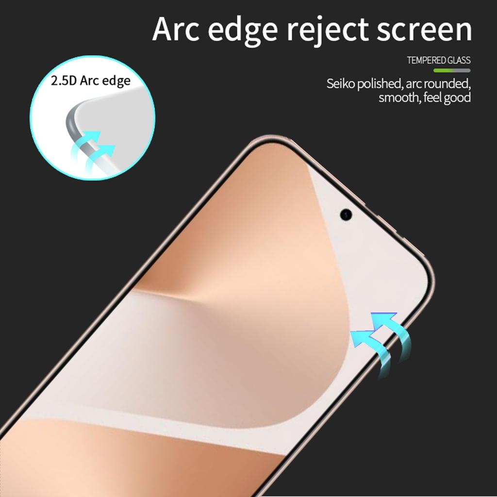 For Huawei Pura 80 Screen Protector MOFI 9H Full Glue Full Coverage High Aluminum-Silicon Glass Film