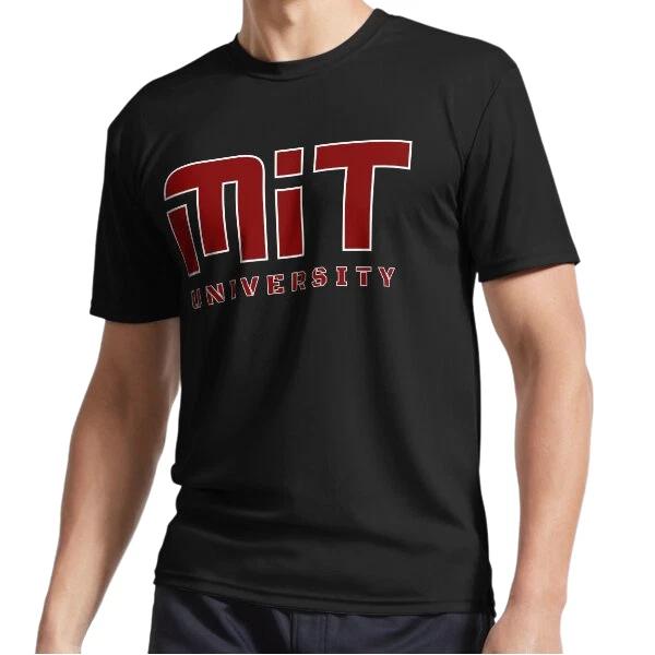 New MIT University Typography Active Logo T-Shirt Funny Size S to 5XL L
