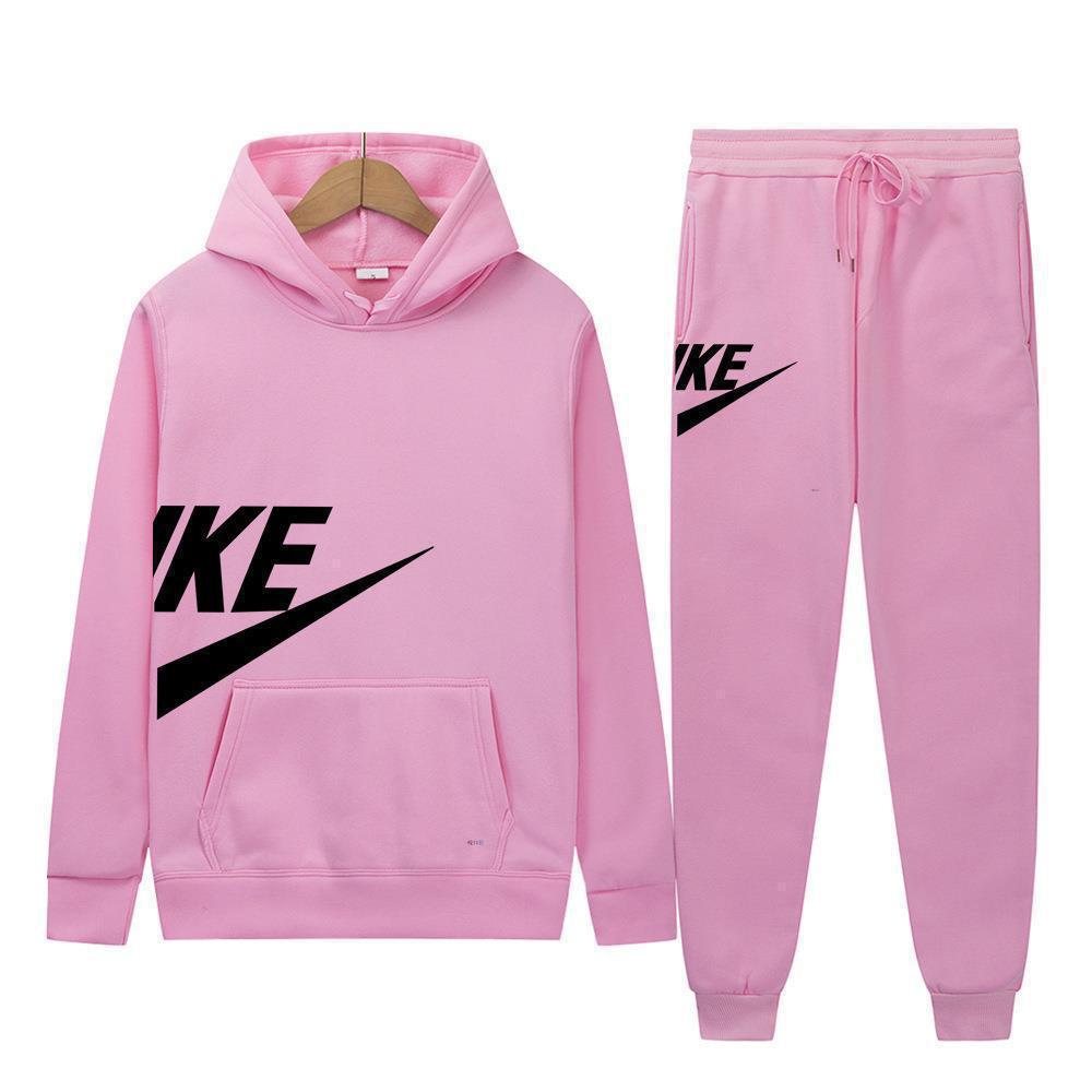 Herren Mode Hoodie Set: Herbst-Winter-Print, Lässiges Fitness-Sweatshirt im europäischen amerikanischen Stil