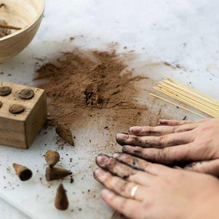 DIY Incense - 100 Bare Bamboo Sticks + Divine Benzoin Powder