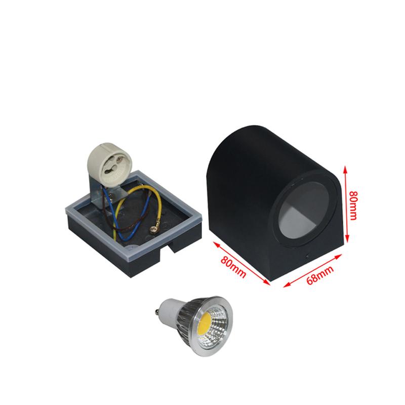 

Современные GU10 Base Уличные водонепроницаемые настенные светильники Садовые веранды Настенные светильники Светодиодные настенные светильники Алюминий AC86-265 Теплый/холодный свет Cold light