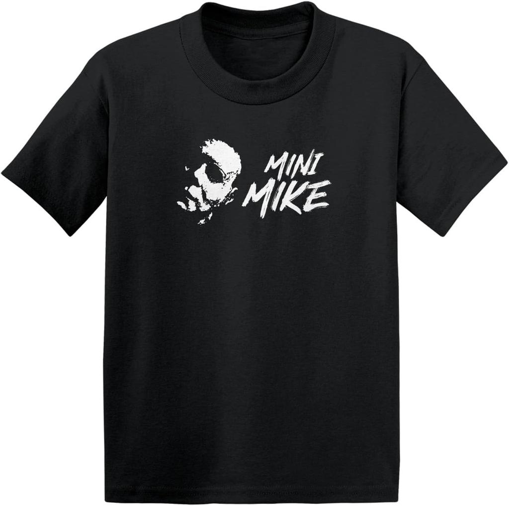 Mini Mike Graphic Print Black T-shirt