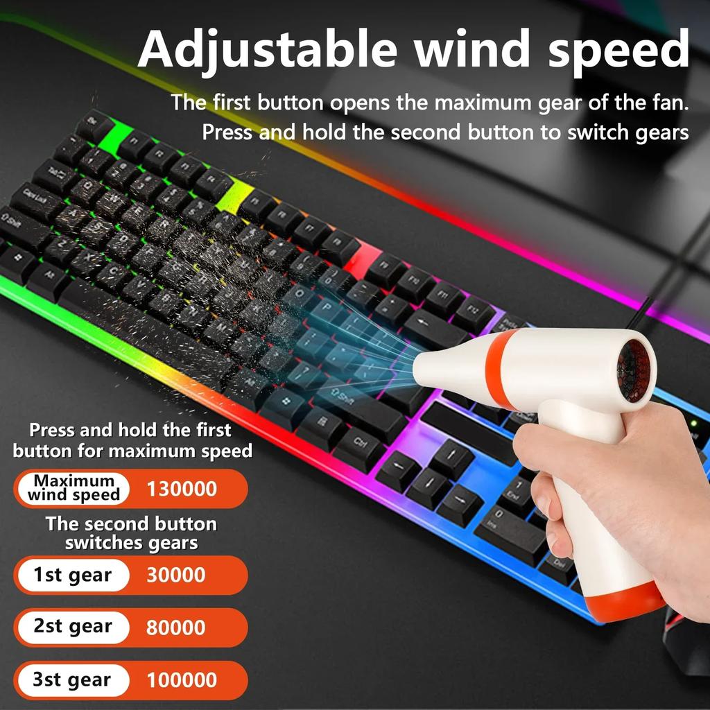 Fan Turbo Mini Strong Portable Air Blower 110000RPM Electric Turbo Blower Fan Air Duster Cleaner Car Cleaning