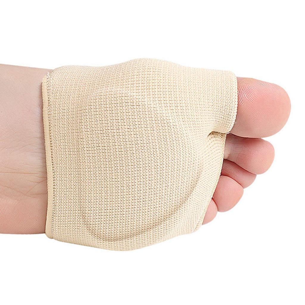 1 Pair Metatarsal Pads Bunions Pads Cushions Soft Thicken Bunion Relief Sleeves for Women and Men Skin Color