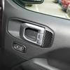For Jeep Wrangler JL 2018-2023 Gladiator 2020-2023 Car Interior Button Panel Decoration Protection Carbon Fiber Sticker