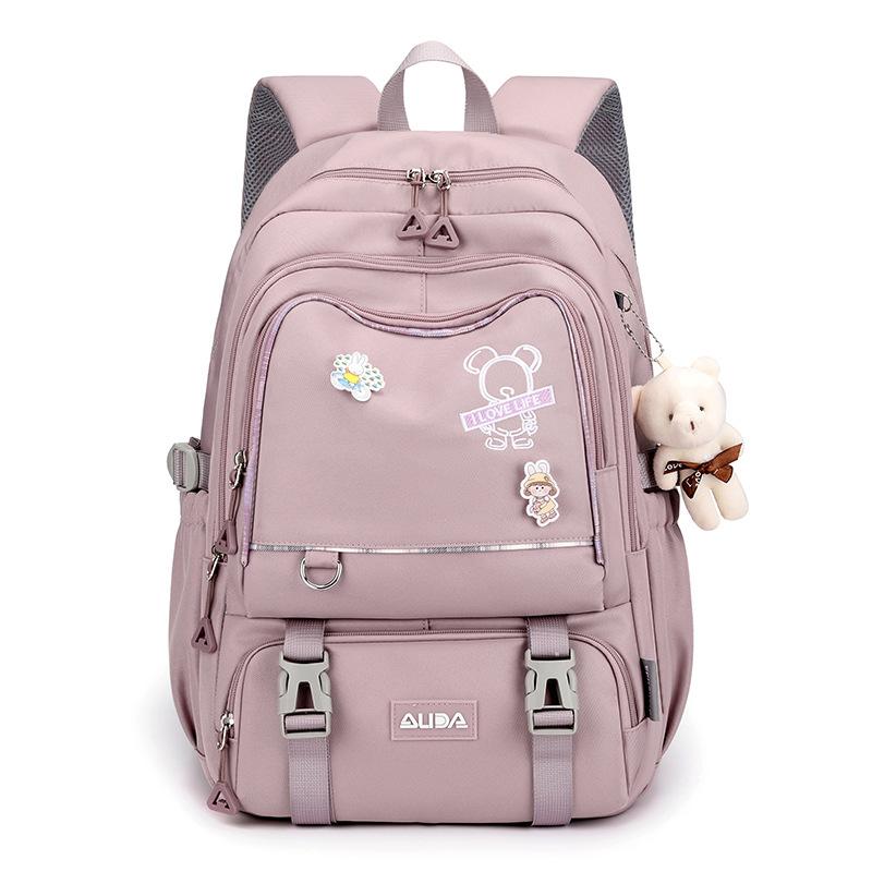 New Student Schoolbag Women Ins Large Capacity To Reduce Burdens  Fashionable and Beautiful Girls High Quality Middle School Students Backpack
