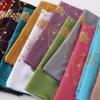 New Embroidered Diamond Chiffon Hijab Scarf Women Luxury Soft Plain Shawl For Women Muslim Hijabs For Women Turban Femme Bandana