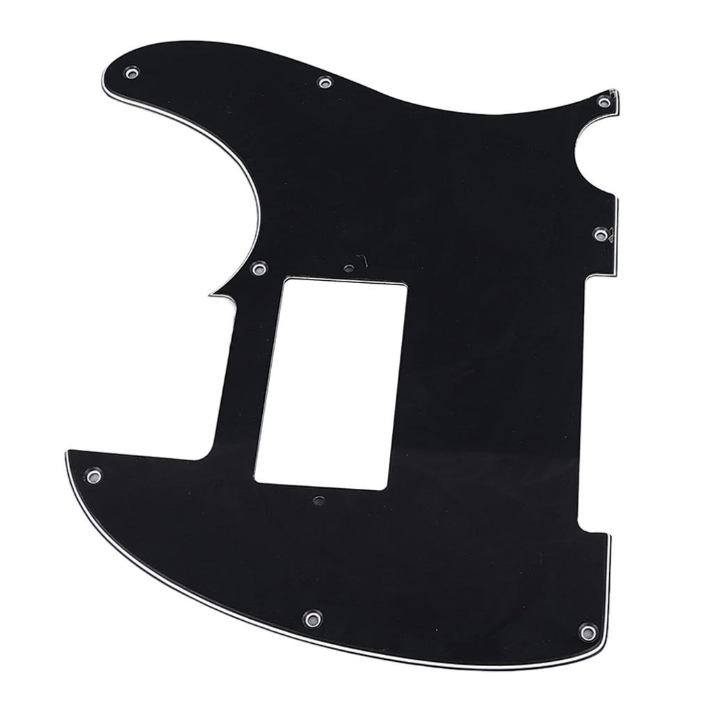 Matybobe Guitar Pickguard PVC Noise Reducer Guard Plate for Fender Telecaster Electric Guitar Anti-Scratch (Black)