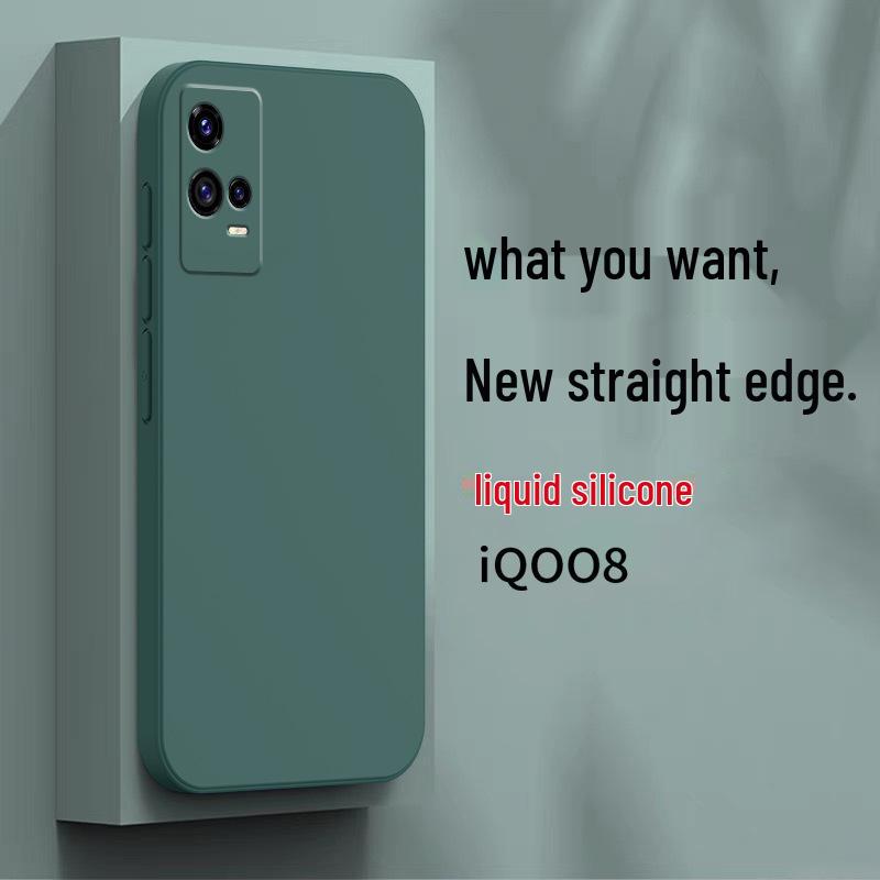 IQOO 8 Silikon Handyhülle - Vollständige Schutzhülle für Vivo iQOO 8